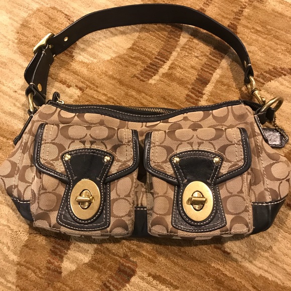 Coach Handbags - Coach Signature Handbag
